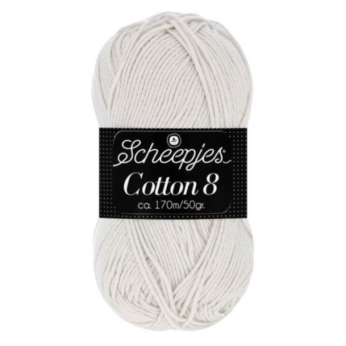 Włóczka Scheepjes Cotton 8 - 700 Szary beż