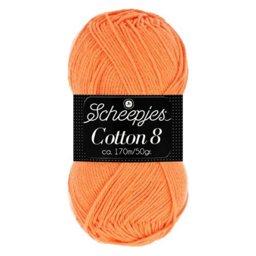 Włóczka Scheepjes Cotton 8 / 639 dynia