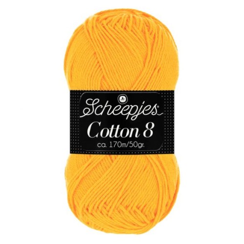 Włóczka Scheepjes Cotton 8 / 714 słonecznik