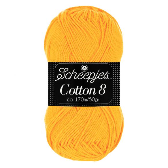 Włóczka Scheepjes Cotton 8 / 714 słonecznik