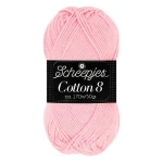 Włóczka Scheepjes Cotton 8 / 654 jasny róż