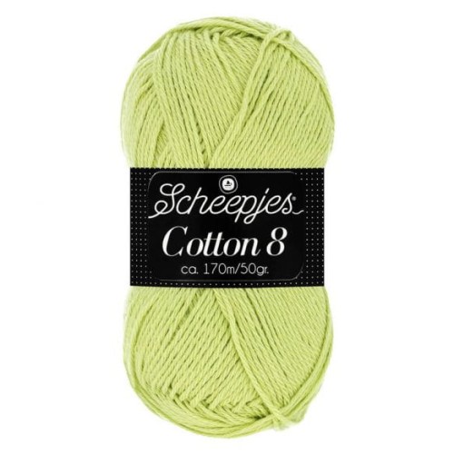 Włóczka Scheepjes Cotton 8 / 642 limetka