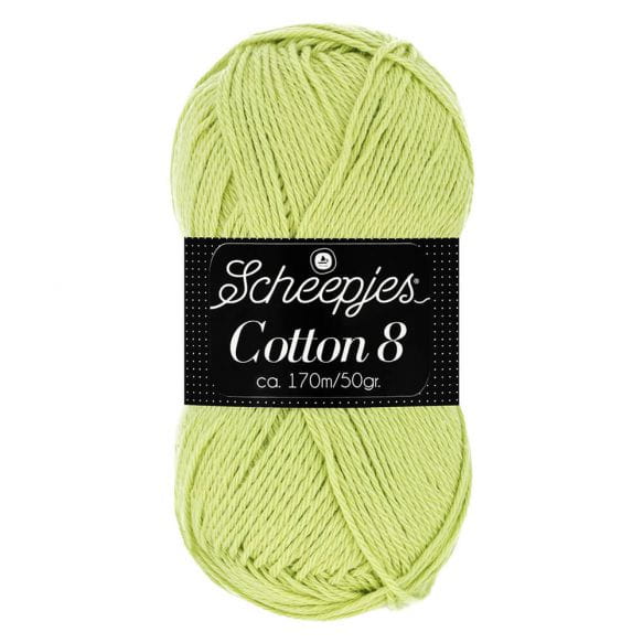 Włóczka Scheepjes Cotton 8 / 642 limetka