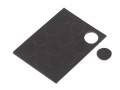 Magnesy samoprzylepne 13 mm / czerń / 12 szt.