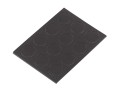 Magnesy samoprzylepne 13 mm / czerń / 12 szt.