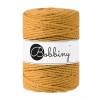 Sznurek skręcany 3-żyłowy bawełniany Bobbiny 3ply Macrame Rope / Musztarda / Mustard / 5 mm / 100 m