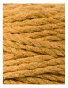 Sznurek skręcany 3-żyłowy bawełniany Bobbiny 3ply Macrame Rope / Musztarda / Mustard / 5 mm / 100 m