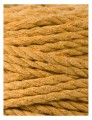 Sznurek skręcany 3-żyłowy bawełniany Bobbiny 3ply Macrame Rope / Musztarda / Mustard / 5 mm / 100 m