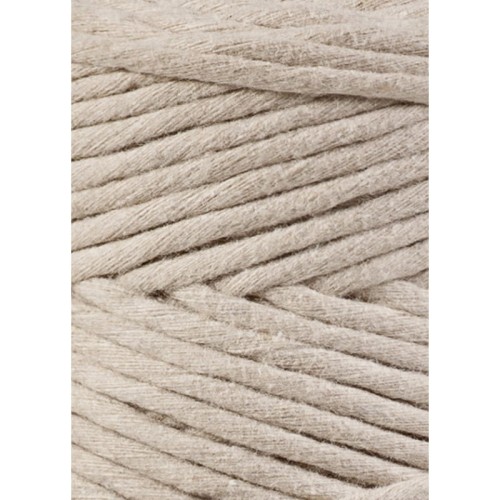 Sznurek skręcany bawełniany Bobbiny Macrame Cord / Beż / Beige / 3mm / 100m