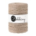 Sznurek skręcany bawełniany Bobbiny Macrame Cord / Piaskowy / Sand / 5mm / 100m