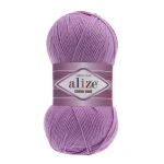 Włóczka Alize Cotton Gold 43 / ciemna lawenda / 100g