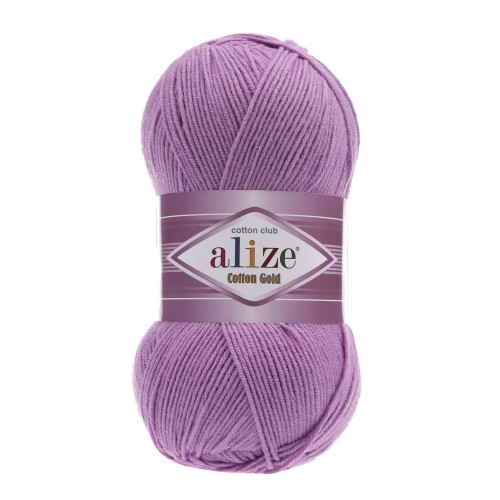 Włóczka Alize Cotton Gold 43 / ciemna lawenda