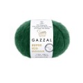 Włóczka Gazzal Super Kid Mohair 64424 / ciemna zieleń