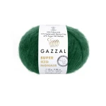 Włóczka Gazzal Super Kid Mohair 64424 / ciemna zieleń