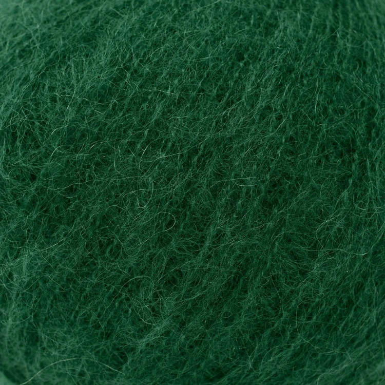 Włóczka Gazzal Super Kid Mohair 64424 / ciemna zieleń