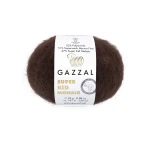 Włóczka Gazzal Super Kid Mohair 64426 / ciemny brąz