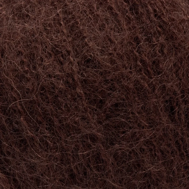 Włóczka Gazzal Super Kid Mohair 64426 / ciemny brąz