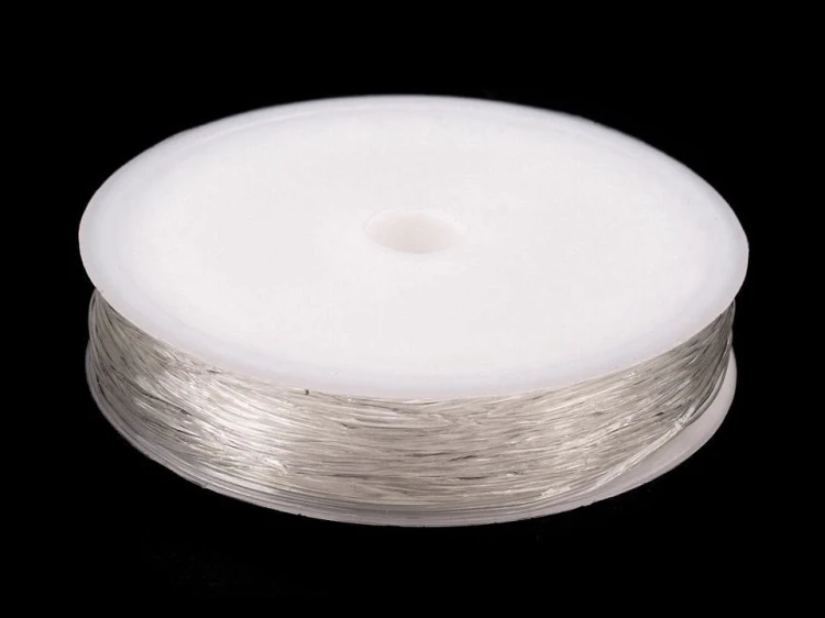 Żyłka okrągła / 0,8 mm / transparentna / 1 szt.