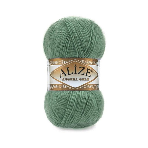 Włóczka Alize Angora Gold 180 / ciemna szałwia