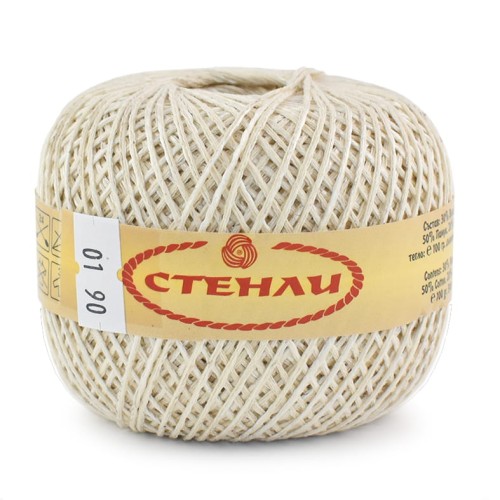 Włóczka Stenli Linen 01 / beż