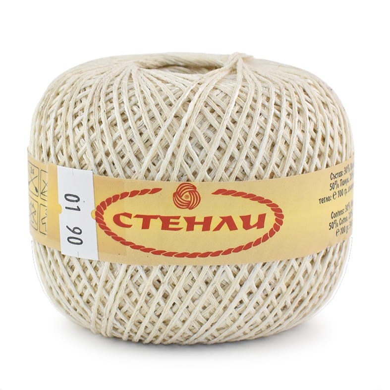 Włóczka Stenli Linen 01 / beż