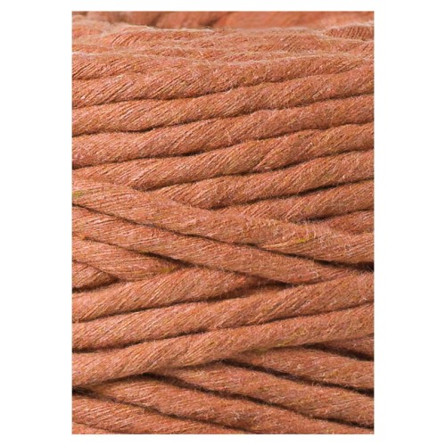 Sznurek skręcany bawełniany Bobbiny Macrame Cord / Terakota / Terracotta / 5mm / 100m
