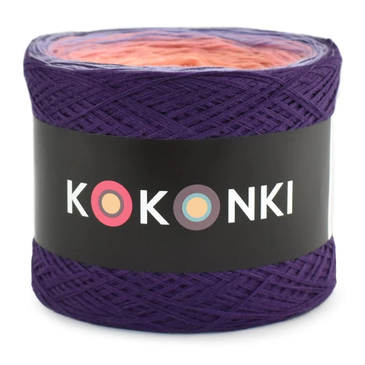 KOKONEK Classic B073 Arizona - Fiolet/fiołek/morela/brzoskwinia/łososiowy róż