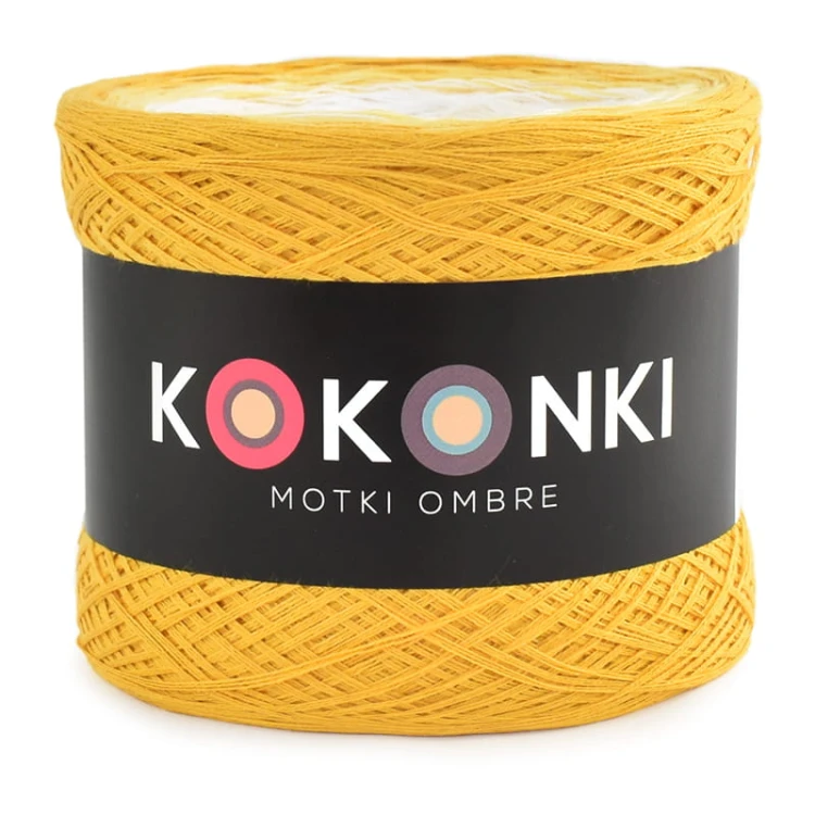 KOKONEK Classic B075 Like a flower - Kurkuma/żółty/biel/krem/ciepły beż