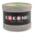 KOKONEK Classic B077 Hot dog - Beż melanż/zimny beż/krem/pistacja/jasna zieleń/paproć