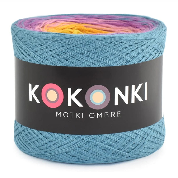 KOKONEK Classic B079 Souvenirs - Jasny petrol/jasny fiolet/malinowy róż/kurkuma/limetka