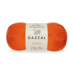 Włóczka Gazzal Giza 2465 / intensywna pomarańcz