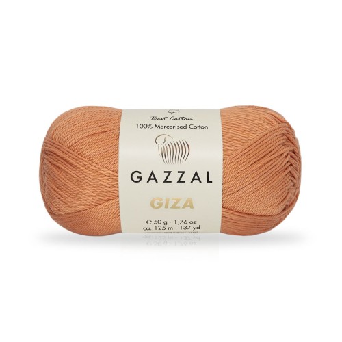 Włóczka Gazzal Giza 2493 / brzoskwinia