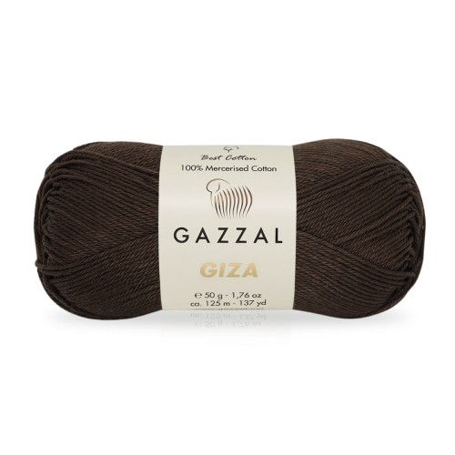 Włóczka Gazzal Giza 2486 / czekolada