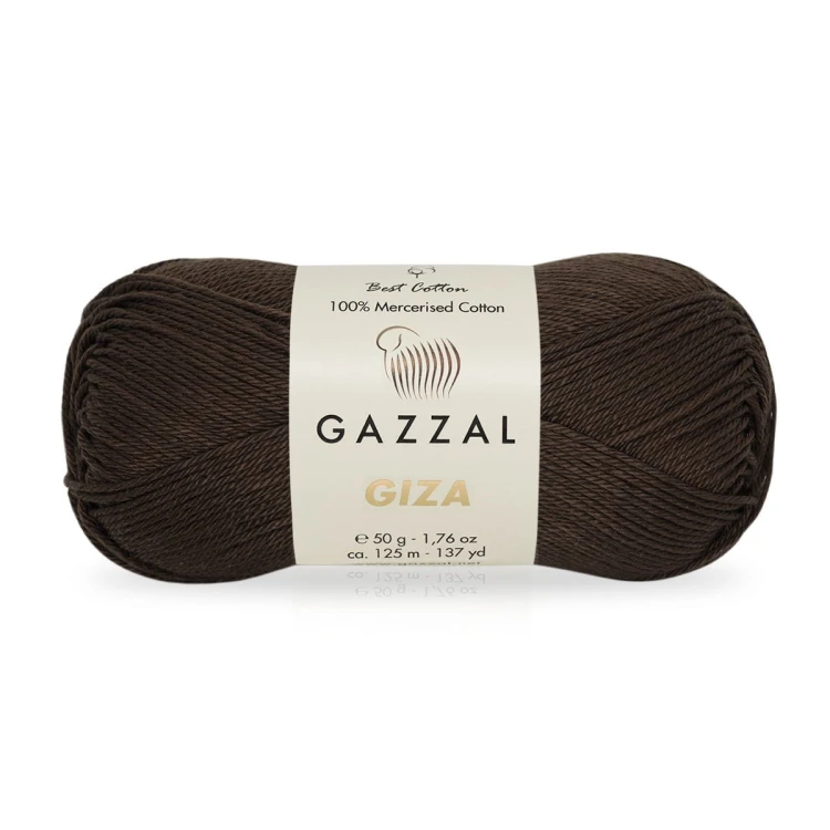 Włóczka Gazzal Giza 2486 / czekolada
