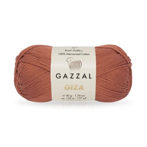Włóczka Gazzal Giza 2490 / terakota