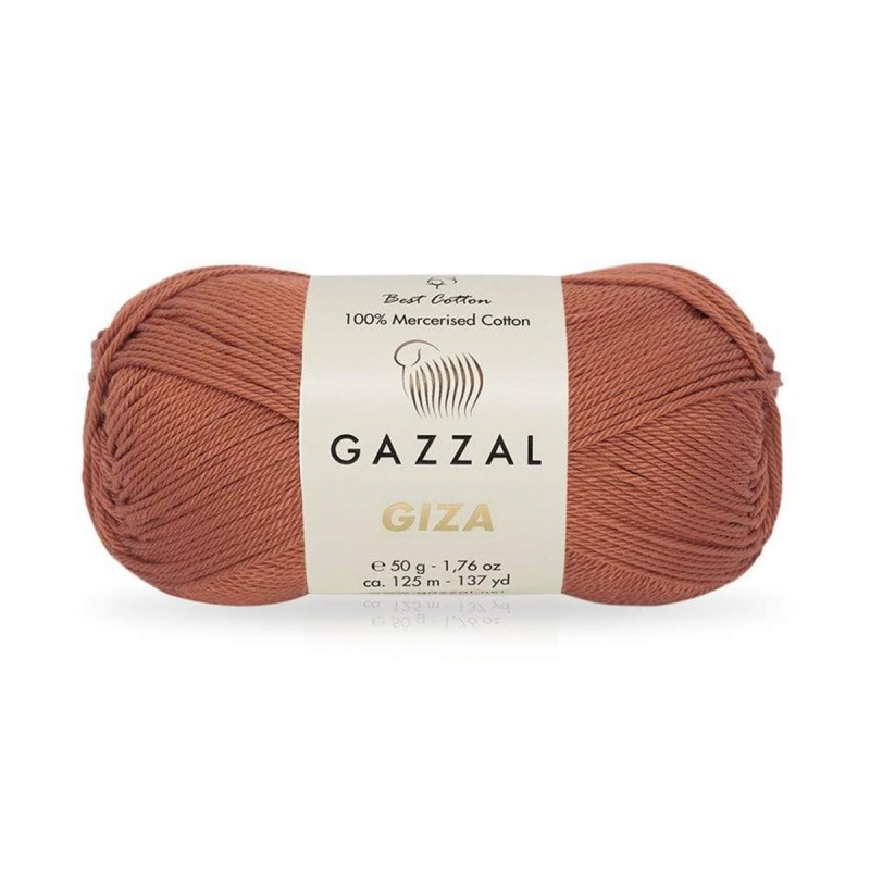 Włóczka Gazzal Giza 2490 / terakota