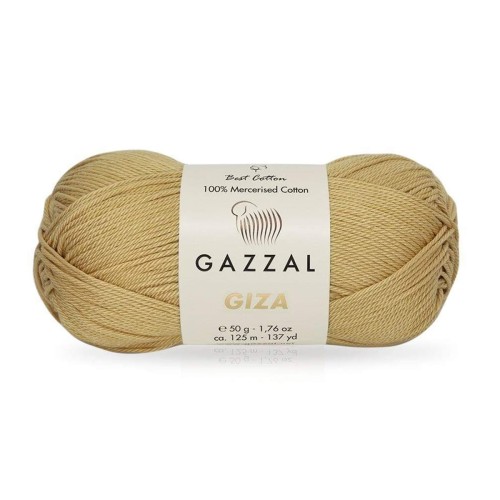 Włóczka Gazzal Giza 2452 / ciepły beż