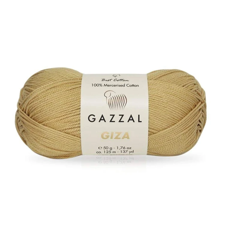 Włóczka Gazzal Giza 2452 / ciepły beż