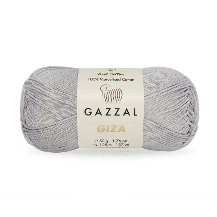 Włóczka Gazzal Giza 2456 / jasny szary