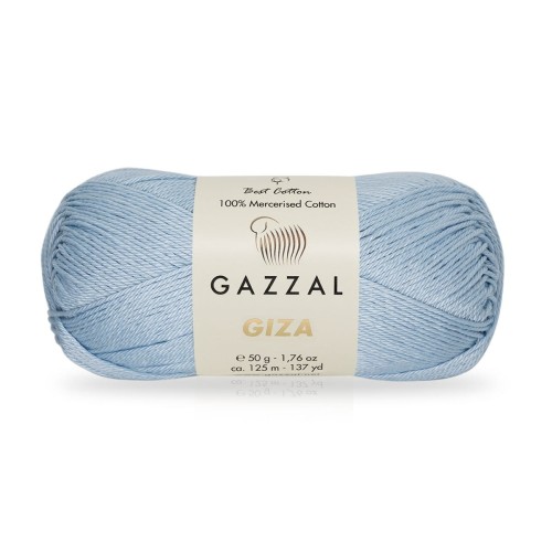Włóczka Gazzal Giza 2474 / lodowy błękit