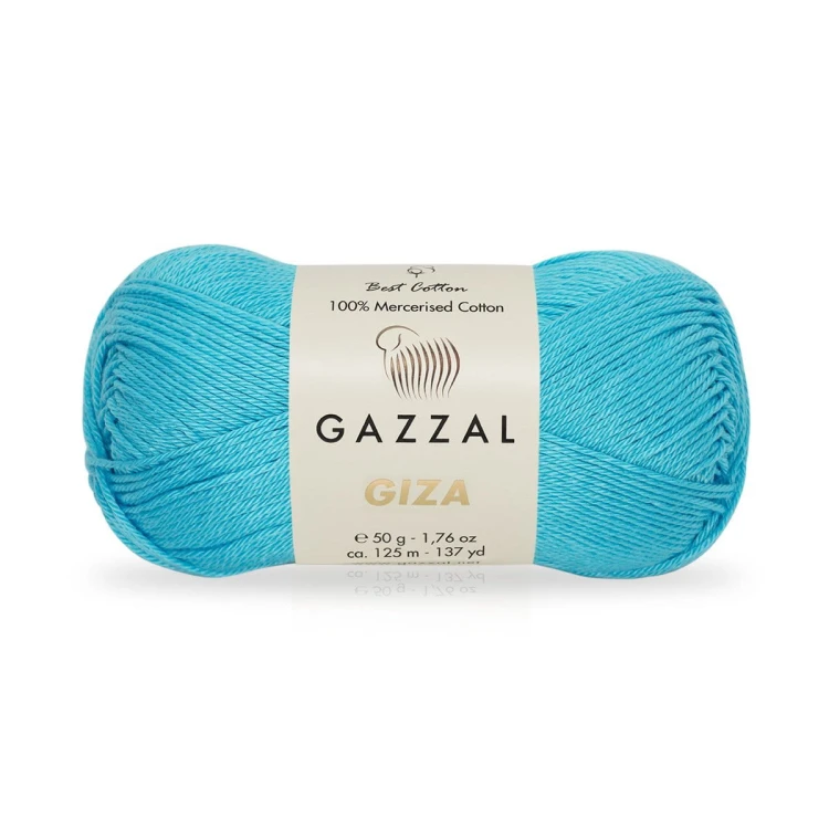 Włóczka Gazzal Giza 2480 / turkus