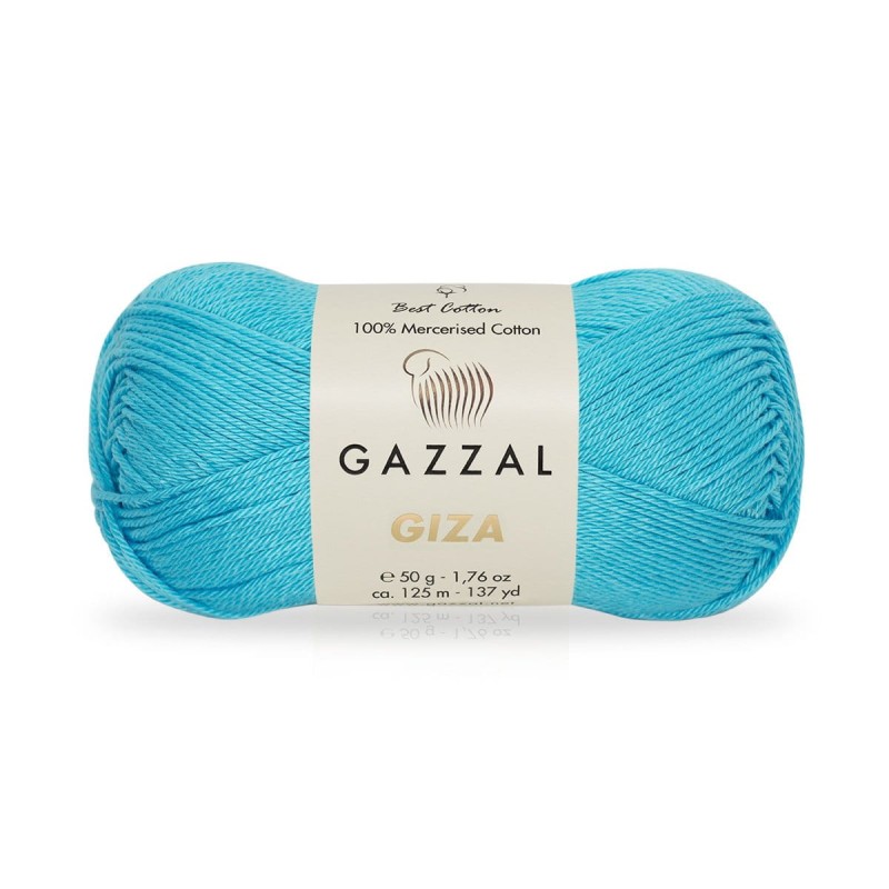 Włóczka Gazzal Giza 2480 / turkus