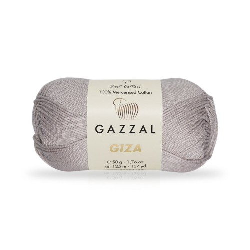 Włóczka Gazzal Giza 2488 / szarobeżowy