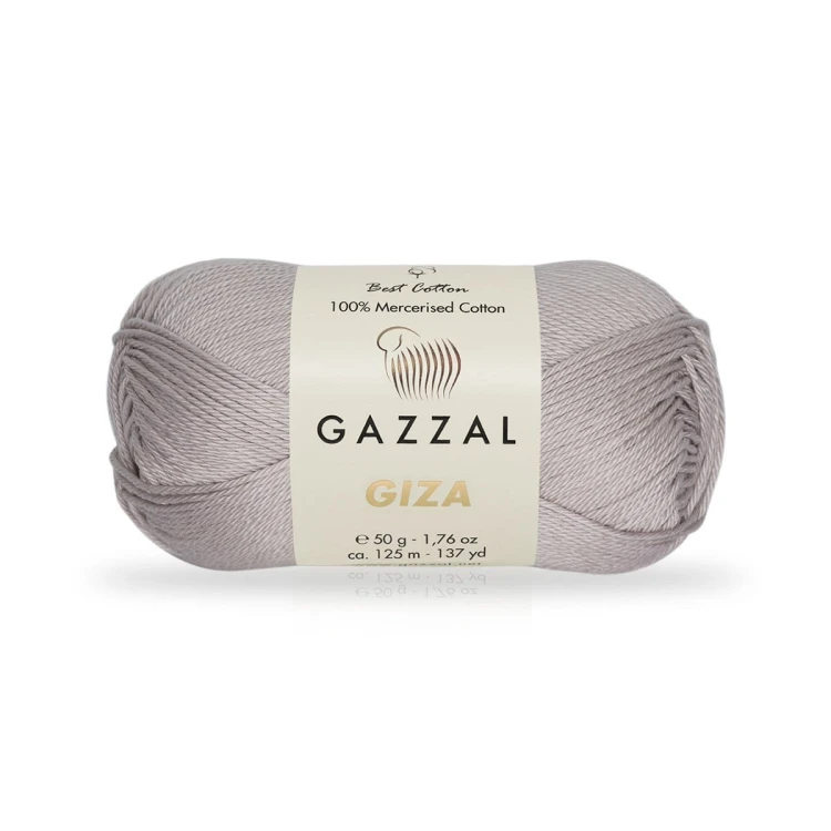 Włóczka Gazzal Giza 2488 / szarobeżowy