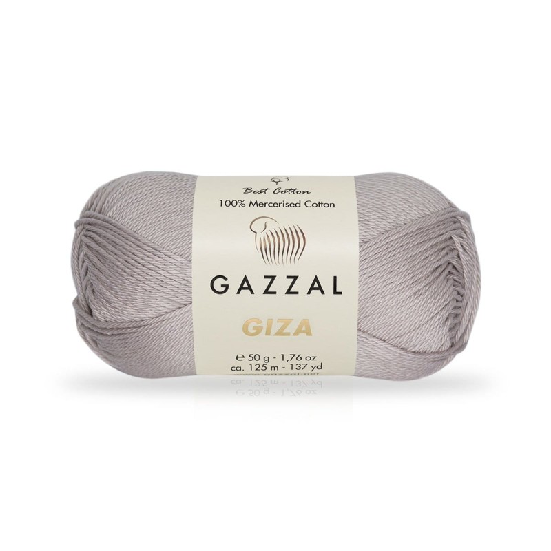 Włóczka Gazzal Giza 2488 / szarobeżowy