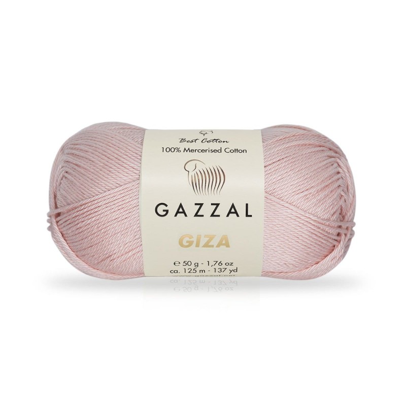 Włóczka Gazzal Giza 2491 / jasny róż