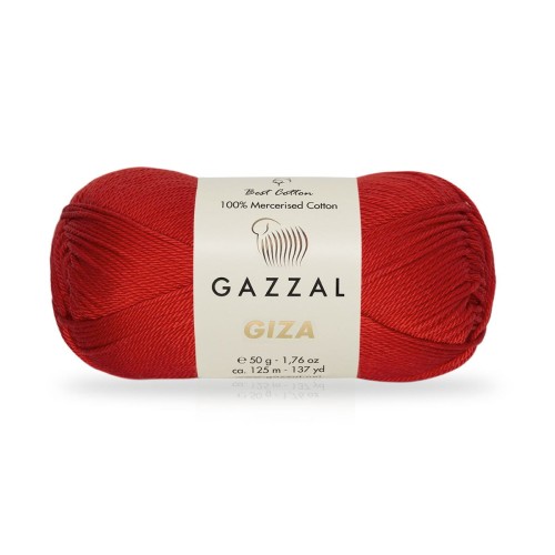 Włóczka Gazzal Giza 2466 / czerwień