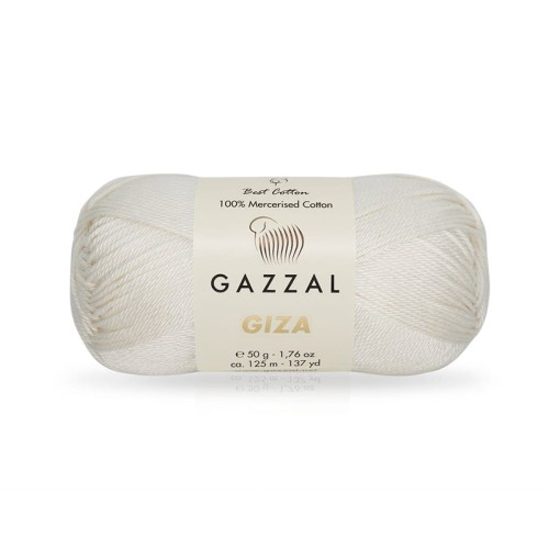 Włóczka Gazzal Giza 2451 / ecru