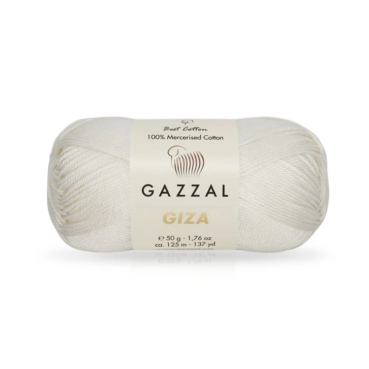 Włóczka Gazzal Giza 2451 / ecru