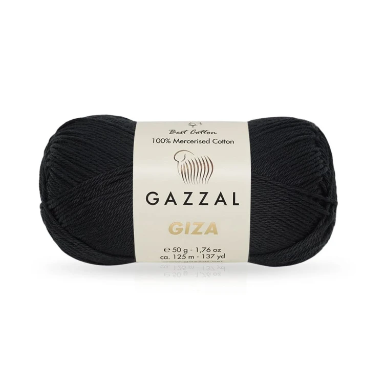 Włóczka Gazzal Giza 2457 / czerń